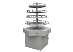 YG153 Hexagonal Rotating Medicine Rack